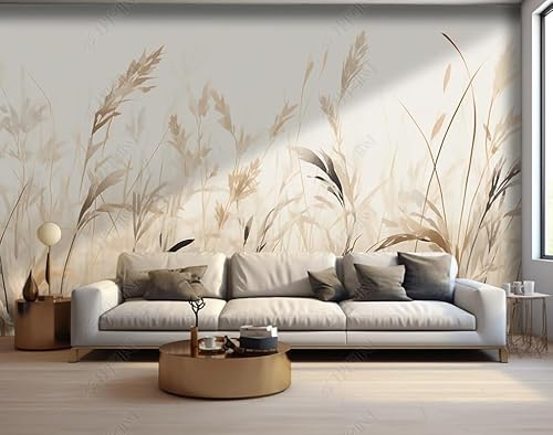 Vlies Fototapete Schilf Naturlandschaft 300X210 Cm Foto Tapete Schlafzimmer Wohnzimmer Vliestapete Xxl Wandtapete Bildtapete 3D Effekt Wand Dekoration