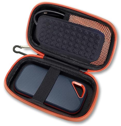 FloraVigo Étui pour disque dur SSD Extreme/Extreme PRO Portable SSD Externe 480 Go 500 Go 1 To 2 To 4 To Étui de transport rigide