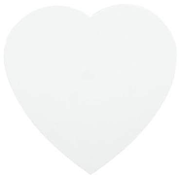 3x Herz Leinwand / bespannter Keilrahmen / Größe: 20cm