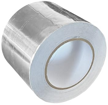 Kortpack Aluminiumband 100mm x 50mtr - 1 Rolle pro Packung - Kräftige Befestigung