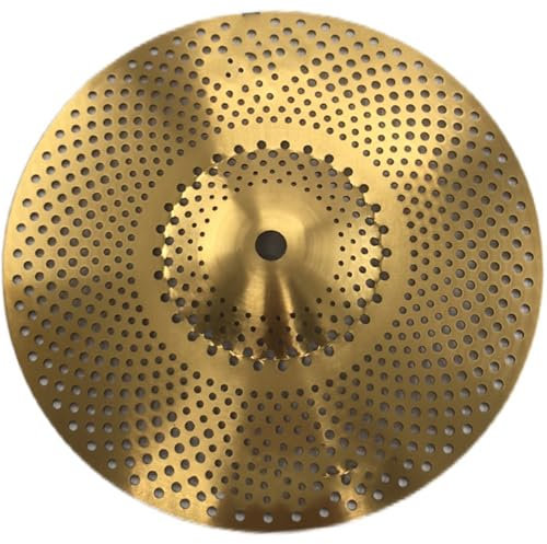 Silent Cymbals Gold Frosted Silent 10-Zoll-Wasserbecken Drum-Performance-Becken Effekt-Becken Dämpfer-Becken
