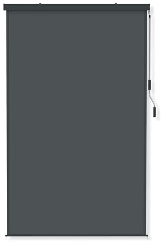 FIVMEN Store extérieur vertical 160 x 250 cm - Résistant aux intempéries - Protection solaire avec manivelle - Protection solaire - 160 cm de large - Protection contre les regards indiscrets - Pour