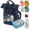 wolga-kreativ Personalisierter Kinderrucksack mit Weltall Motiv – Rakete, Astronaut & Planeten – Kindergartenrucksack mit Brustgurt Kita Krippe Junge & Mädchen – mit Namen
