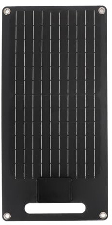 50W 12V Monokristalline Solarpanel mit Dual USB & Type -C - Hocheffizienter Tragbares Ladegerät für Automaten und Telefone | Wetterfest für Wohnmobil/Camping