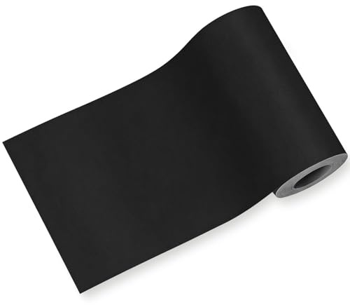 Nylon Fabric Patch Self-Adhesive Waterproof Tent Repair Tape (200cm x 10cm), Fabric Repair Tape for Umbrella, Down Jackets, Sleeping Bag, Knapsack Upholstery,Tear-Cold-Heat-Resistant (Black)