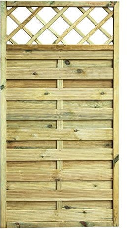 Avanti Trendstore - Cremona - Sichtschutzwand aus Kieferholz massiv, imprägniert, in 3 verschiedenen Größen verfügbar (90x180)