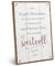 ARTFAVES® Wandbild Holzschild mit Spruch - Es gibt Menschen, die lernt man kennen - Türschild Retro Vintage Deko Bild Geschenk - Freundschaft, Familie