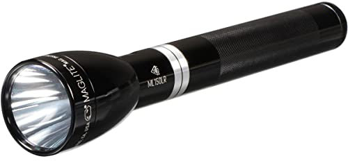 Maglite, Linterna LED recargable, sistema 7, cable directo de 12 V CC, color negro