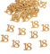 Oblique Unique® 50x Konfetti Zahl 18 in Roségold mit Glitzereffekt für Geburtstag Jubiläum Tisch Deko