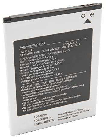 vhbw Akku kompatibel mit Hisense F22M | F22, U963, Altice S41 Handy Smartphone Telefon (2380 mAh, 3,8 V, Li-Ion)