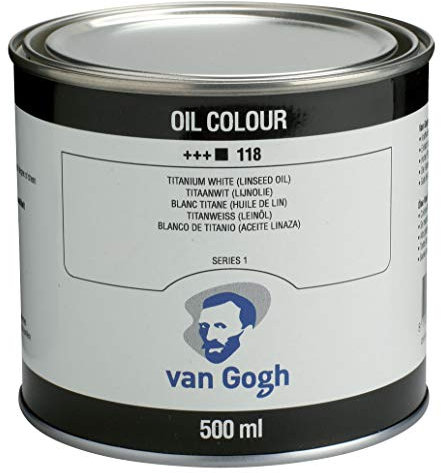 Van Gogh Ölfarbe, 500ml Dose, Titanweiß (Leinöl) 118