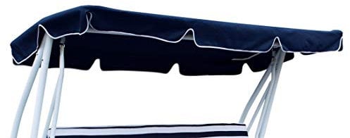 Dachplane für 4-sitzer Hollywoodschaukel Miami 228x120cm (Blau)