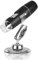 1000X WiFi Digital Microscope for iPhone/Android Cellphones Tablet, Cainda Wireless Handheld Microscope with Metal Bracket, Mini Design Pocket Size
