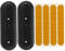 Dilwe Scooter-Hinterradnabenkappe, Scooter-Hinterradnaben-Schutzschale mit reflektierenden Aufkleber-Aufklebern Zubehör für -G30Electric Scooter