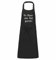 Kochschürze bestickt Name/Text. Personalisierte Schürze für Damen und Herren. Grillschürze, Küchenschürze, Gartenschürze (Mit Tasche, Schwarz)
