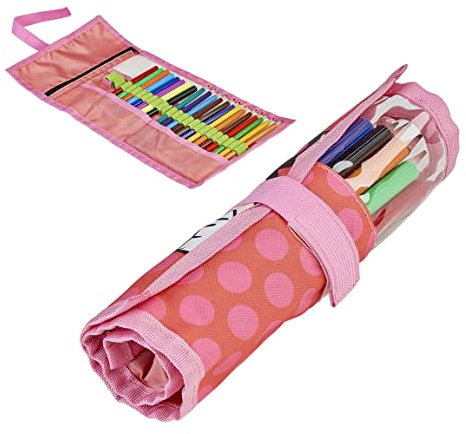 CERDÁ LIFE'S LITTLE MOMENTS - Estuche Escolar EnrollableNiña de Minnie Mouse | Incluye Lapices de Colores, Rotuladores, Goma y Sacapuntas para Preescolar y Primaria - Licencia Oficial Disney