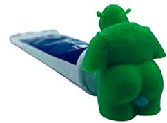 Daodan Shrek Pooping Toothpaste Cap Fun Interesting Gadgets Gift for Friends Family, Default, Green