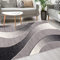 Mazovia Modern Teppich - Kurzflor - Teppich für Wohnzimmer, Schlafzimmer, Esszimmer - ÖKO-TEX Wohnzimmerteppich, Robust und pflegeleicht, Niedrige Florhöhe – Teppiche - grau 180 x 250 cm