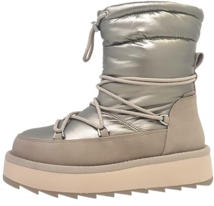Tamaris Damen Stiefel Leder beige 42