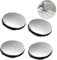 4-Pack Stainless Steel Sink Tap Hole Covers, Faucet Hole Plug with Gasket, Rust-Resistant Sink Stopper Cover for Kitchen and Bathroom Sinks (Suitable for 28-38mm Holes)