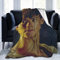 Thomas Brodie Sangster Lamb 3D-Druck Plüsch Bettwäsche Dekor für Wohnzimmer Schlafzimmer Wohnheim Dekor 125 cm x 100 cm