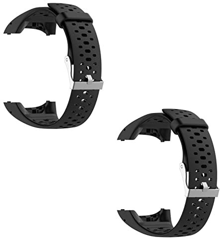 2 Stück Armband Kompatibel mit Polar M430 / M400 Armbänder Sport Wasserdichtes Ersatzarmband Silikon Wechselarmband für Polar M430 / M400 Uhrarmband