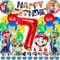 Mario Luftballons Set, Super Mario Balloons, Mario Luftballons Bunt, Super Mario Geburtstag Deko, Mario Latex luftballon, Mario Bros Birthday Balloons, Super Mario Party Set (40PCS /Mario)