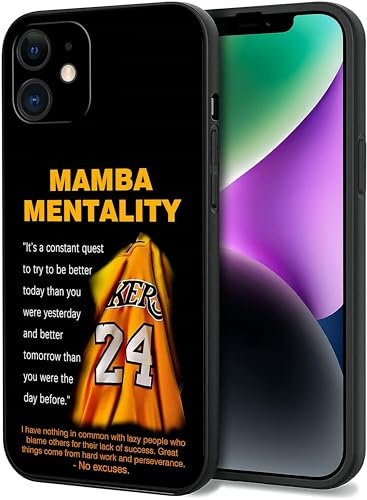 GLBUGUFY Basketball Legend Player Classic Pattern Designed for iPhone 11 Case, Compatible with iPhone 11 Case 6.1 inch, Soft Silicone Protective Cover, Anti-Scratch Shockproof Phone Case for Boys
