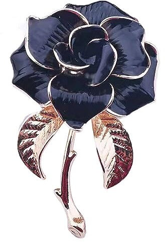 Broche élégante en forme de fleur pour dames, bijou de broche en métal, épingle de fête, broche pour femme