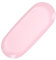 Dickly Ovales Aufbewahrungstablett, Edelstahl-Schmucktablett, Badezimmer-Tablett, Serviettentablett für Schlüssel, ROSA