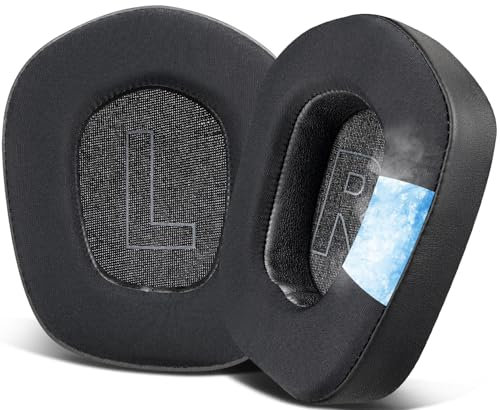 SOULWIT Kühlgel Ersatzpolster Ersatz Ohrpolster für Logitech G733 G535 G335 Lightspeed Wireless Gaming Headset, Ohrpolsterkissen mit Langlebiger EIS-Seidenstoff, Schalldämmungsschaum