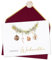 Joli Coon Weihnachtskarten 10er Set mit Weihnachtskuvert und Wachssiegel - Edle Weihnachtskarten Set