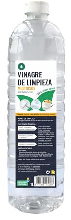 PLANETA HUERTO | Vinagre Blanco de Limpieza 1L - El Desinfectante Natural Ideal para Azulejos, Grifos y Más
