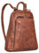 STILORD 'Martha' Lederrucksack Frauen Vintage Daypack Damen Rucksack Elegant und Modern für City Ausgehen Shopping Arbeit Rucksacktasche Leder, Farbe:brandy - cognac