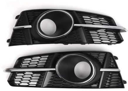 Auto-Frontgitter 2x Frontstoßstange Nebelscheinwerfergitter Nebelscheinwerfer Für AUDI A6 C7 A6L S-Line Mit Nebelscheinwerfer 2015-2018 4G0807681AG 4G0807682AG Kühlergrill für Autos