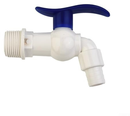 Robinet de réservoir d'eau pour citerne, entrée BSPM, robinet de jardin, matériau plastique, robinet d'extérieur (robinet)