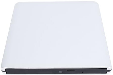 Annadue External CD/DVD Drive for Laptop, USB 3.0 Type C USB Portable Player, CD/DVD Burner Reader Compatible with for Linux for OS X, CD Reader for 8cm and 12cm CD