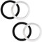 4 Pcs O Ring Seal Washer, Basin Plug Sealing Washer, Seal for Sink Basket Strainer Waste, 110mm Sink Waste