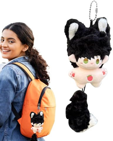 Mlllokfki Adorable Anime Plush Keychain Pendants | Collectible Stuffed Animals and Toys | Small Ideal for Kids and Adults | Great for Anime Enthusiasts and Fun Decorative Accessories