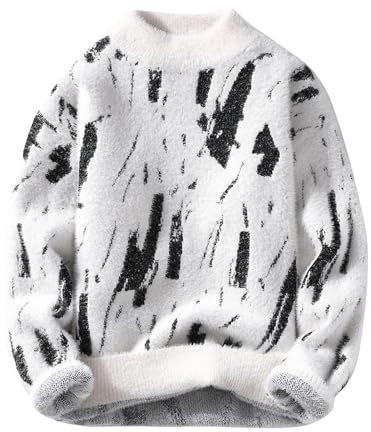 Herren Rundhalspullover Winter Neuer lässiger Pullover Lammfell Jacken Für Herren Outdoor Jungen