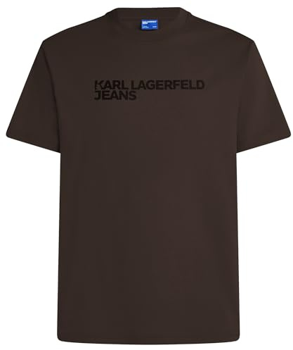 Karl Lagerfeld Jeans Herren Regular Short Sleeve Essential T-Shirt Chocolate Torte M