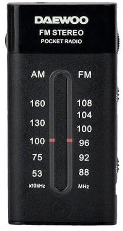 Daewoo DW1109 Radio Portátil Mini Negra