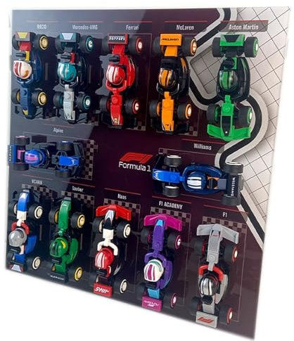 Vitrine en acrylique pour Lego 71049 F1 Race Car Racing, panneaux muraux, cadres photo, toiles de fond, compatible avec 71049 (modèle non inclus)