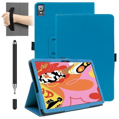 Magnetic Case for XPPen Magic Drawing Pad 12.2 inch Tablet - Shockproof with Pen Slot,daunke Waterproof,Anti-Scratch,with Hand Strap,Multi-Angle Stand,Slim Durable,Azure