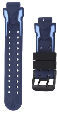 TARSHYRY Smartwatch-Armband für Kinder, Hochwertiges Silikon-Ersatzarmband mit Edelstahlschließe, wasser- und Schweißfest, Geeignet für Sport, Laufen und Yoga, Kompatibel mit 15 Mm (BLUE)
