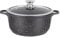 Kamberg Olla 36 cm, aluminio fundido, revestimiento piedra antiadherente, tapa de vidrio, todos los incendios, incluida la inducción, sin PFOA