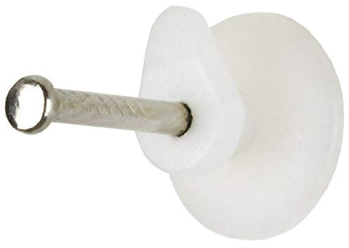 Blitz 'Plus' - Ganci rigidi da parete + protezioni per le dita, 1 kg, confezione da 20