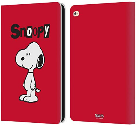 Head Case Designs Licenza Ufficiale Peanuts Snoopy Personaggi Custodia Portafoglio in Pelle Compatibile con Apple iPad Air 2 (2014)