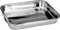Space Home - Rustidera de Horno - Bandeja de Horno Universal - Bandeja para Asar - Bandejas para Hornear - Fuentes de Horno - Fuentes para Asar - Acero Inoxidable - 30 x 20 cm