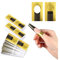 200 hojas oro Bandeja de papel de manicura: Necesario para la extensión de uñas Plantilla de bandeja de papel de Moldes Guías Pegatinas Formas UV Gel (200 hojas)